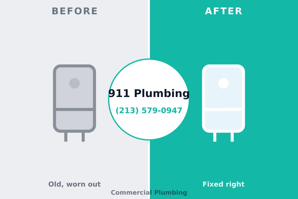 Before and after: plumbing company Mandan, ND